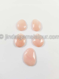 Pink Opal Rose Cut Slices